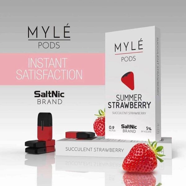 Myle Summer Strawberry Pods ( OLD DEVICE )