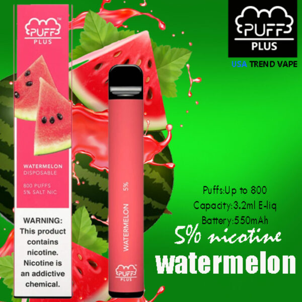 PUFF PLUS Watermelon 800 puff