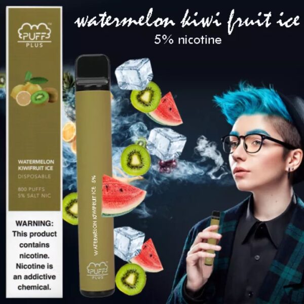 PUFF PLUS Watermelon KiwiFruite Ice 800 puff