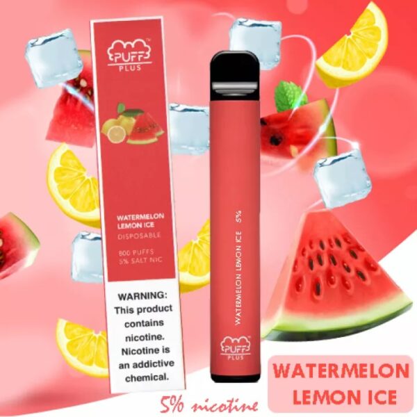PUFF PLUS Watermelon Lemon Ice 800 puff