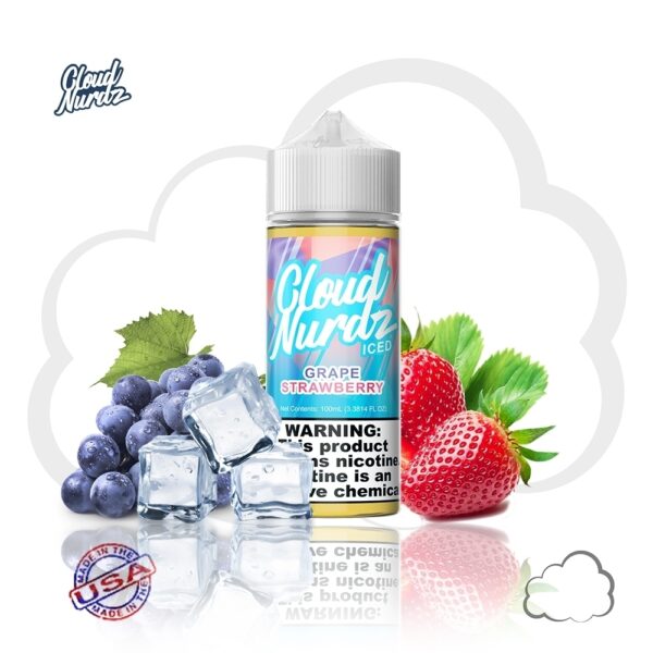 Cloud Nurdz Grape Strawberry ICED 100 ml