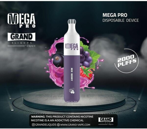 MEGA PRO MIX BERRY 2000 Puff 20mg
