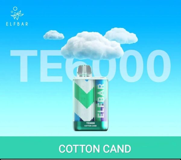 ELF BAR TE6000 DISPOSABLE DEVICE - COTTON CANDY