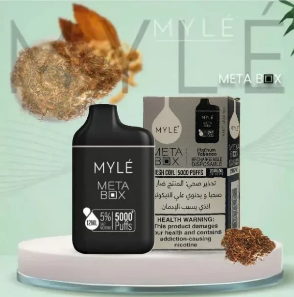 Myle Meta Box Platinum Tobacco (5000 puff)