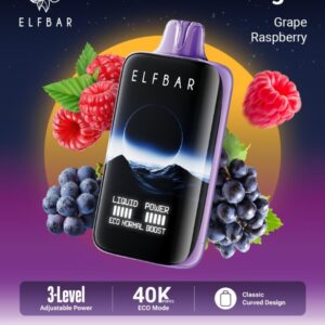 ELF BAR 40,000 PUFFS - Grape Raspberry