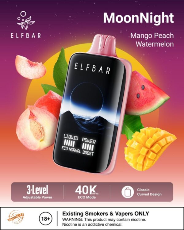 ELF BAR 40,000 PUFFS - Mango Peach Watermelon