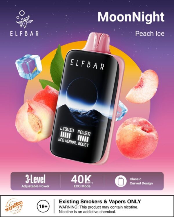 ELF BAR 40,000 PUFFS - Peach Ice